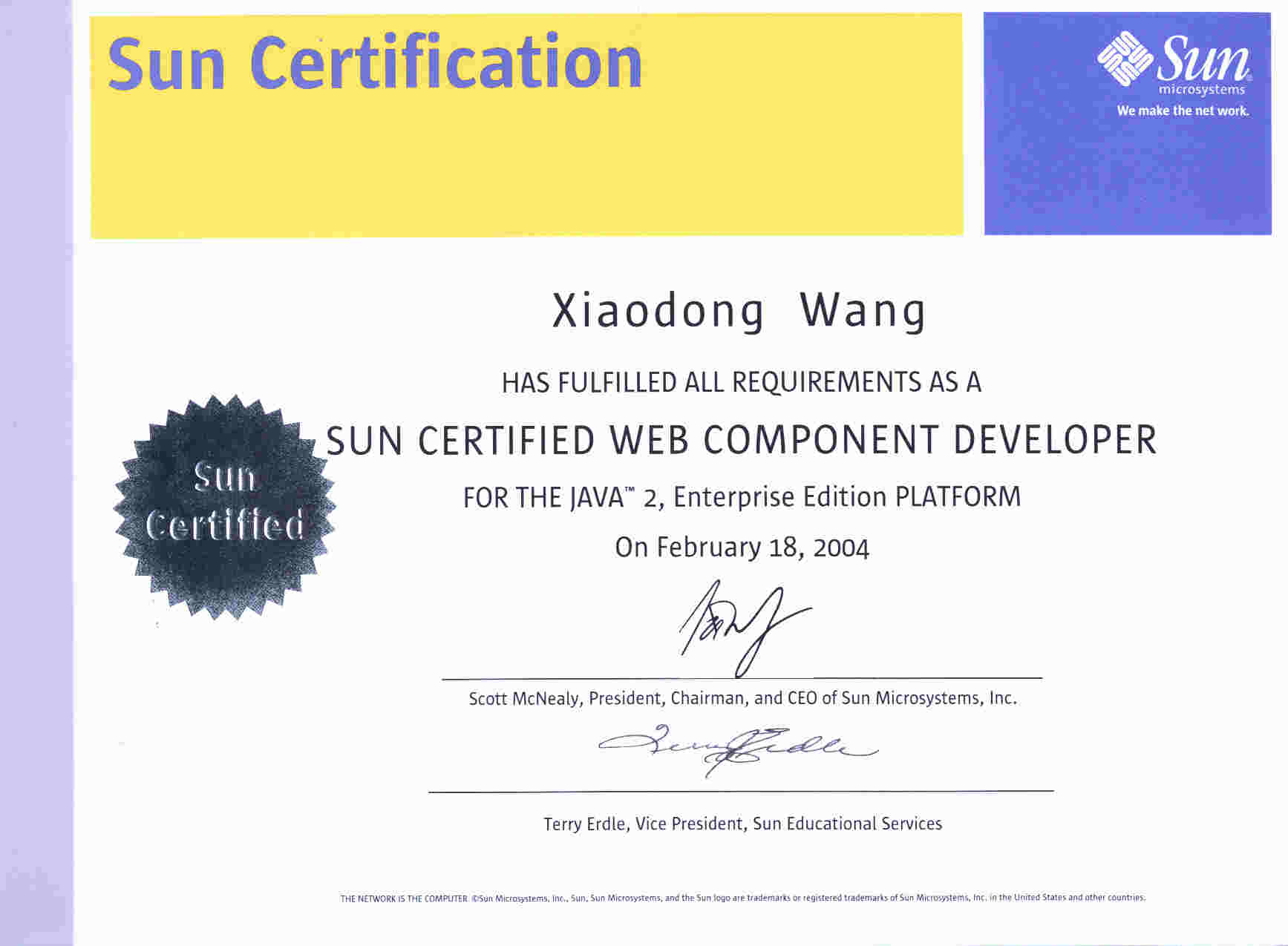 SCWCD-certificate